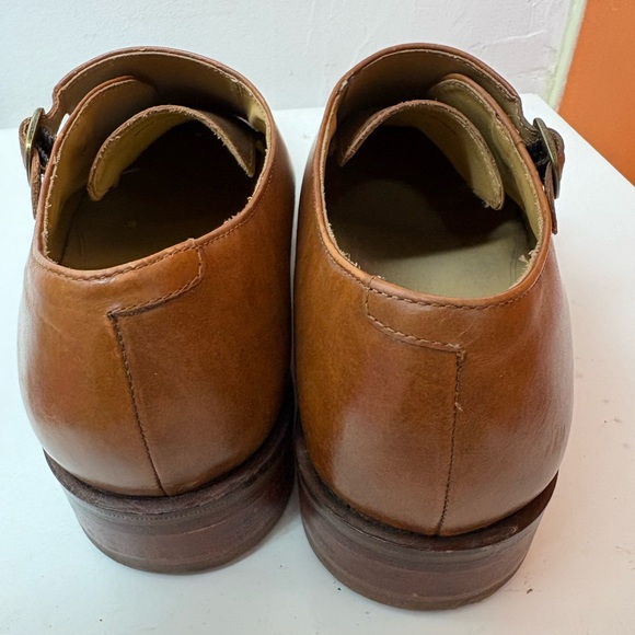 COLE HAAN Carmel Brown Leather Loafers - Picture 9 of 14